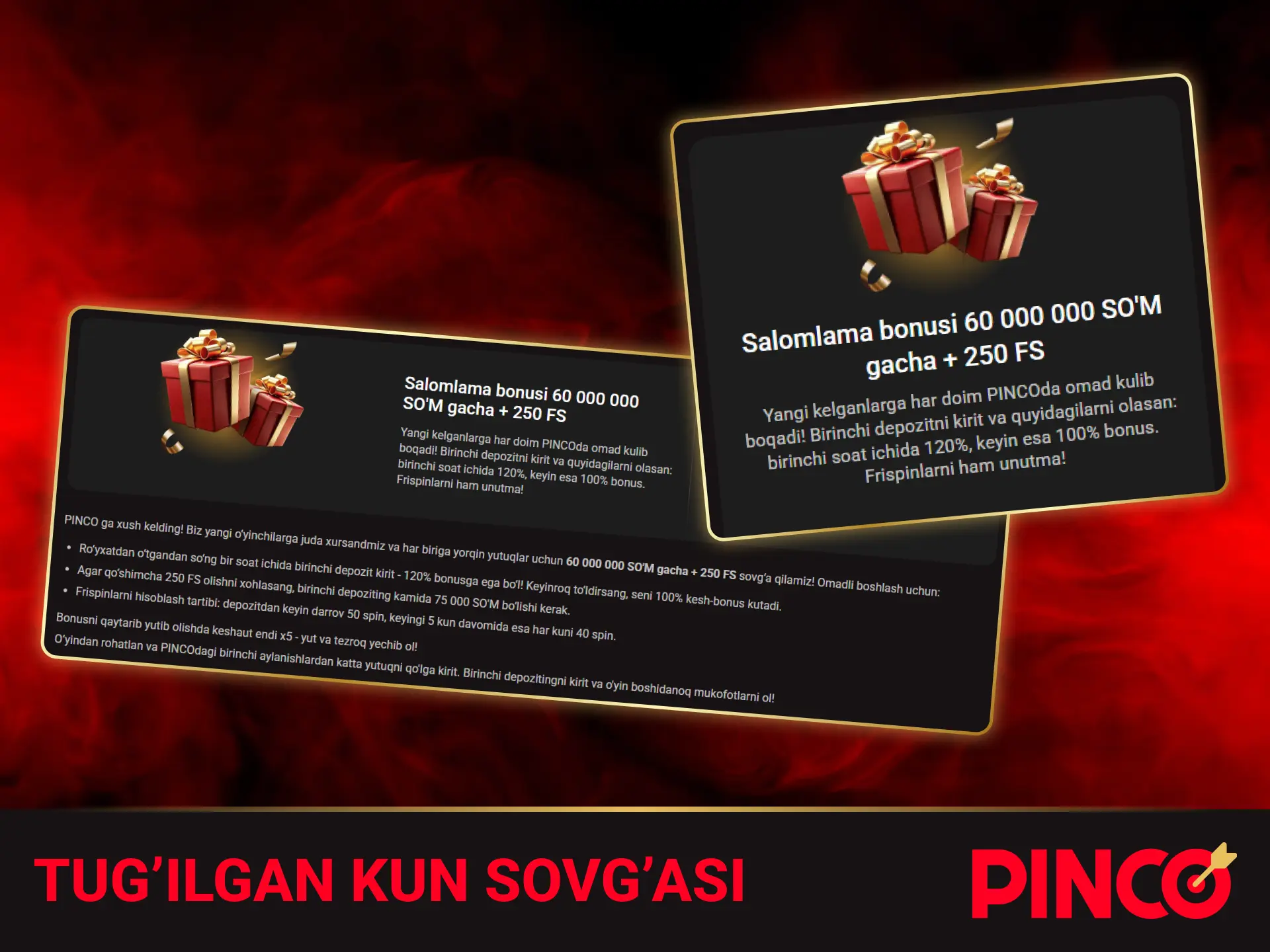 Shaxsiy bayramingiz munosabati bilan beriladigan ajoyib Pinco tug'ilgan kun sovg'asi.