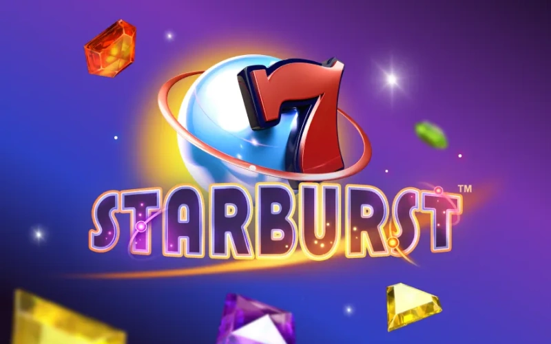 Vesmirdagi yorqin qimmatbaho Toshlar bilan bezatilgan Pinco Starburst slotini tanlang.